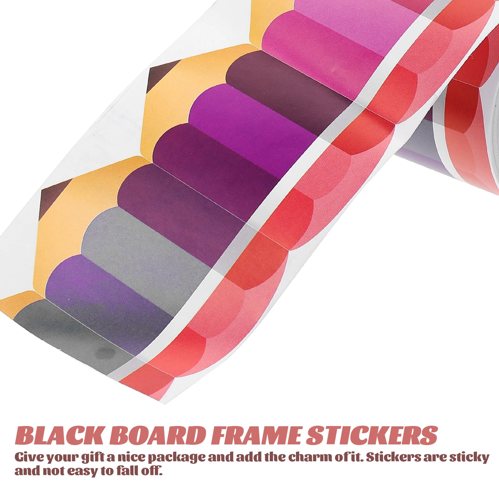 

Border Stickers Bulletin Board Decorations Borders for Classroom Black Frame Pencil Copper Plate Primary School