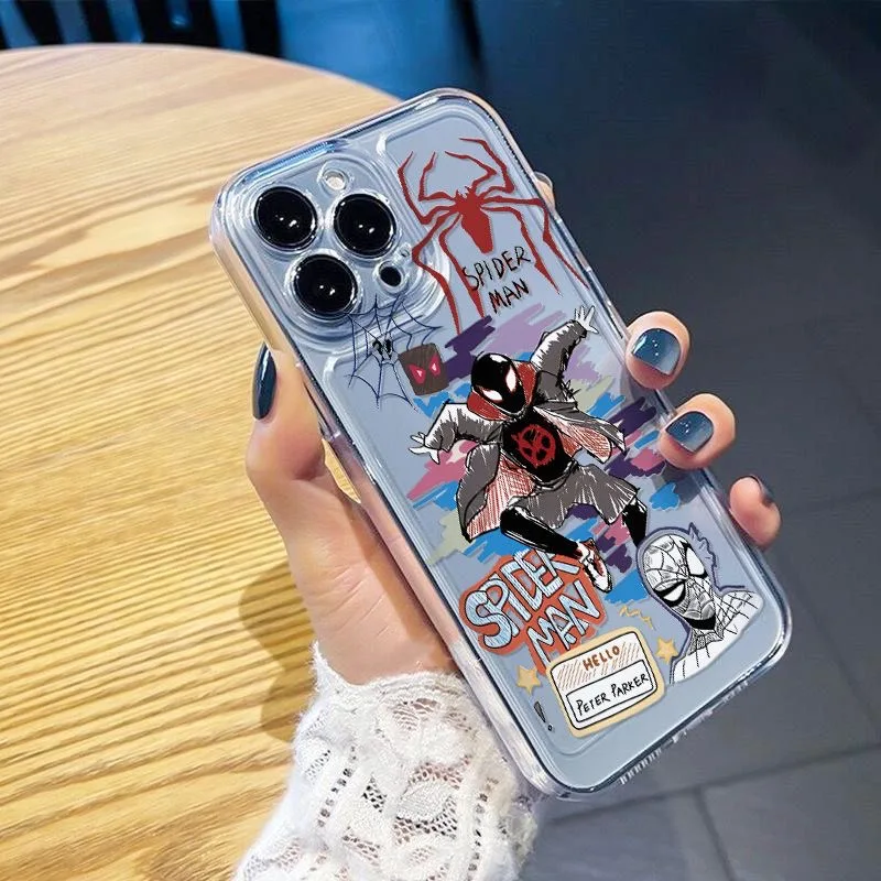 Funda de teléfono de superhéroe Marvels Spider-Man para VIVO Y28 V30e Y75 Y03 Y36 Y100 Y17s Y76 Y22s Y16 Y50 Y21 Y20 V29 V23e V21e 5G