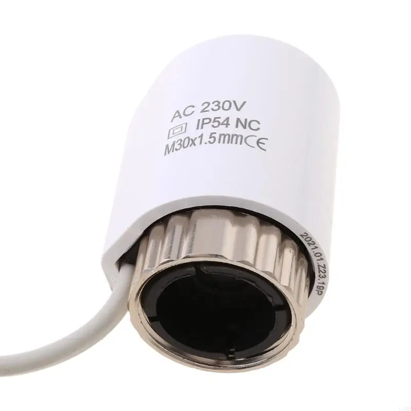 แอคชูเอเตอร์ความร้อนไฟฟ้า L4MB 230V ปิด NC M30*1.5 มม. สำหรับ TRV เทอร์โมสแตติกหม้อน้ำ -วาล์วความร้อนใต้พื้น