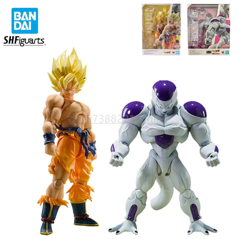 In Stock Bandai Banpresto Dragon Ball Z S.h.figuarts Full Power Frieza Son Goku Action Figures Model Toys Anime Figure Gift