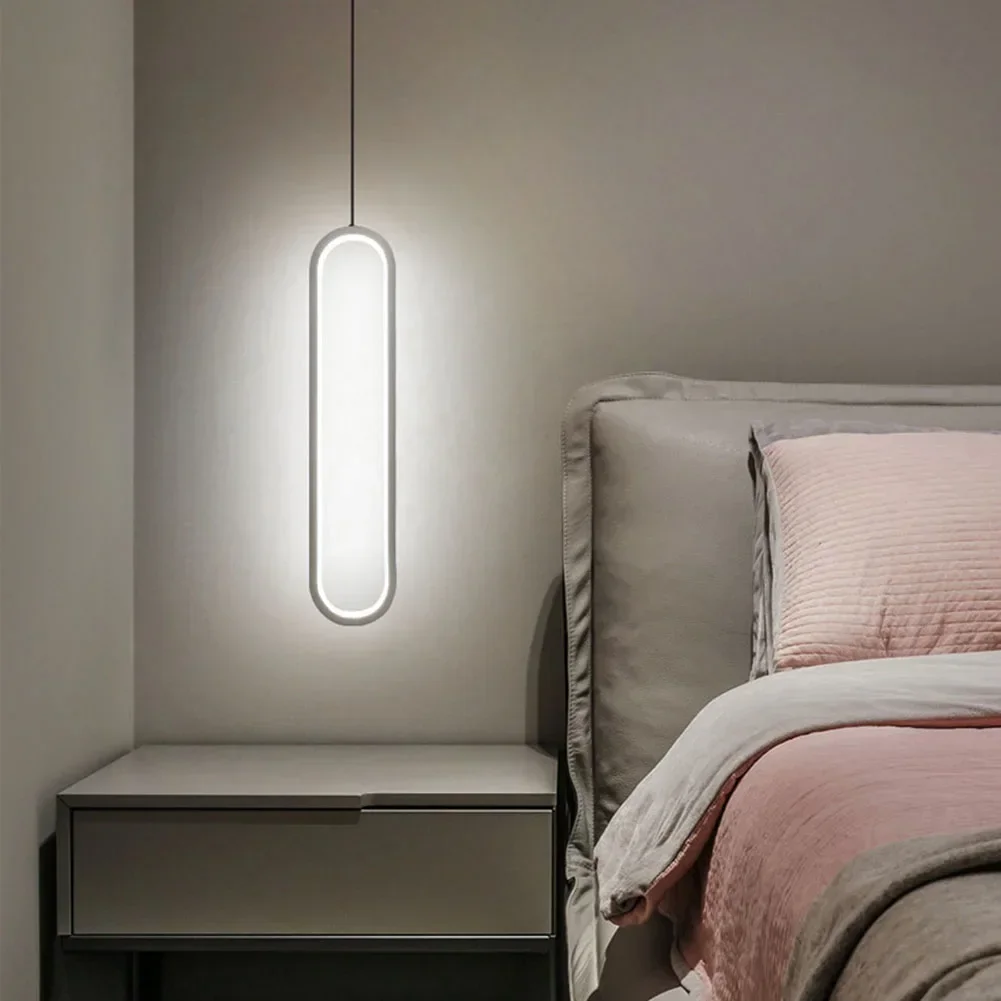 Luces colgantes minimalistas modernas, lámparas LED de araña, lámpara de cabecera de dormitorio, lámpara de techo nórdica para comedor, decoración