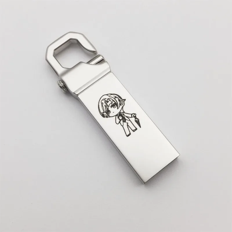 Spot 2025 Gioco Anime Tears of Themis Cos Vilhelm Marius Artem Wing Luke Pearce Unisex Metallo di Stoccaggio USB Flash Drive Ciondolo Regalo