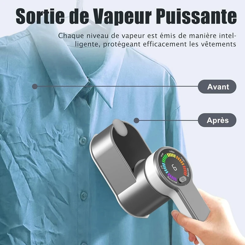 Vertical Garment Steamer: 1200W Travel Steamer With 120Ml Water Tank - 2 In 1 Garment Steamer Wet And Dry Design