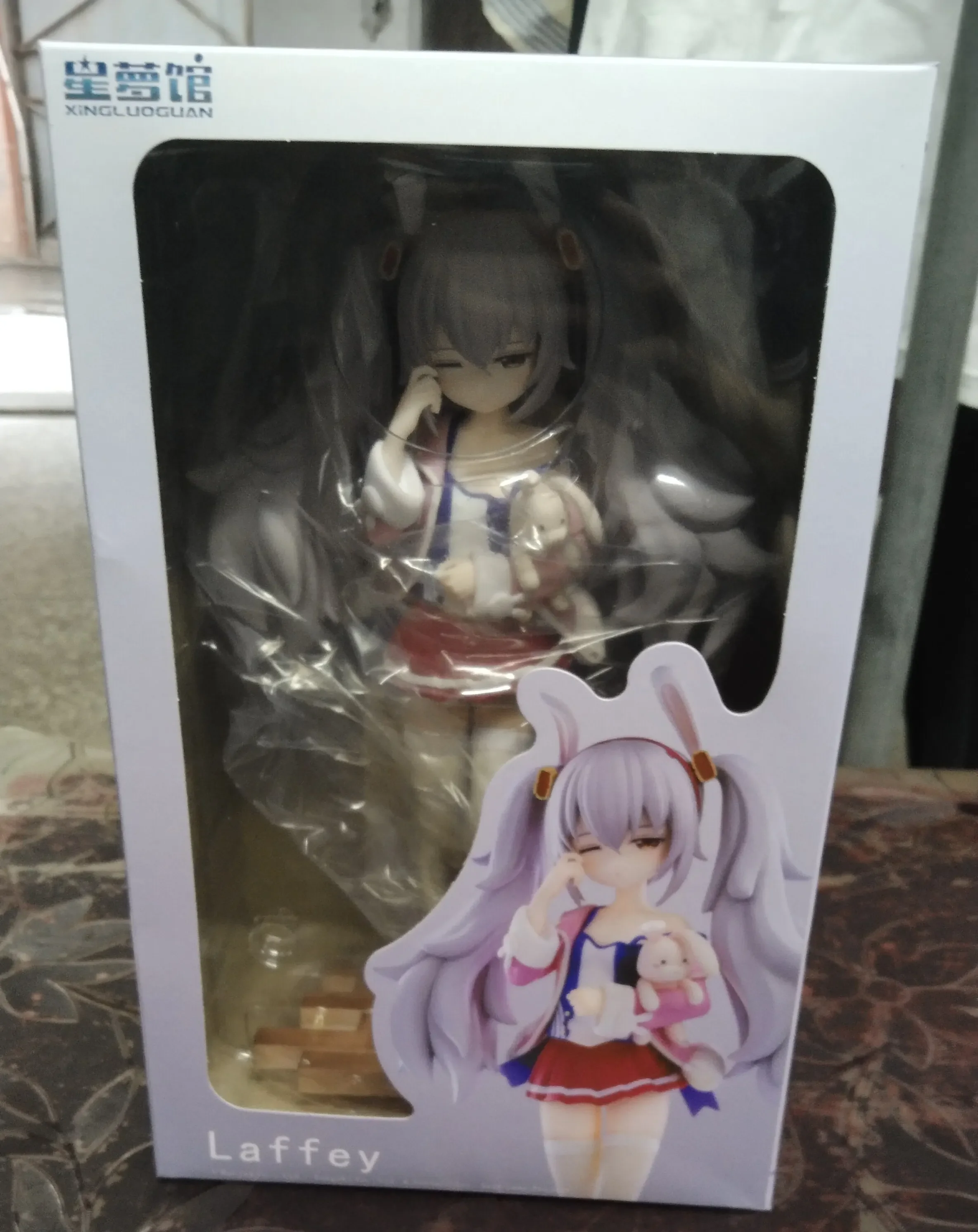 

Brand New In Stock Original Azur Lane Laffey Uss Kawaii Action Figures Collectible Model Dolls Cartoon Room Decoration Ornament