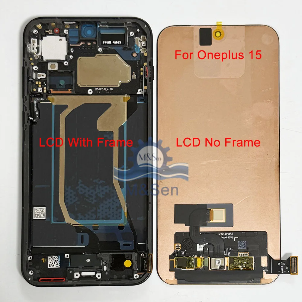 Oryginalny wyświetlacz LCD Amoled do OnePlus 15 CPH2747 PLK110 + ekran dotykowy do OnePlus 15R CPH2769 CPH2767/15T, rama LCD — zdjęcie produktu 5