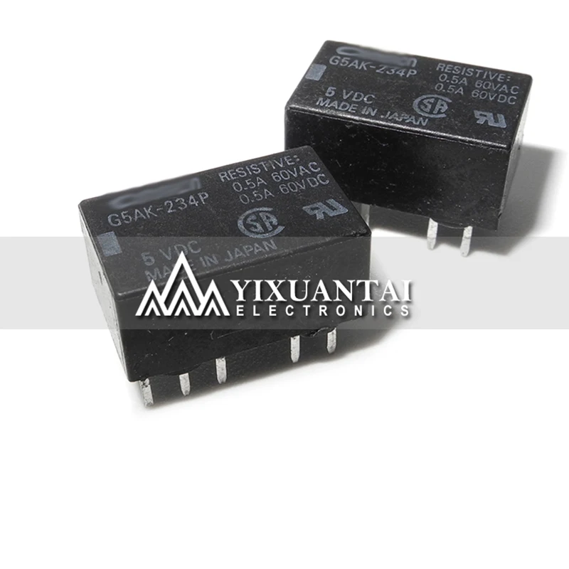 5PCS/LOT  G5AK-234P-5VD     G5AK-234P-5V    5VDC    DC5V 0.5A   DIP10 NEW