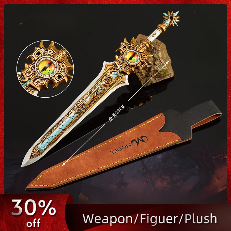 

23cm/9.06in Game Peripherals Samurai Sword Weapon Model Cosplay Katana Ornaments Hobbies Holiday Gift Training Boys Toy Sports