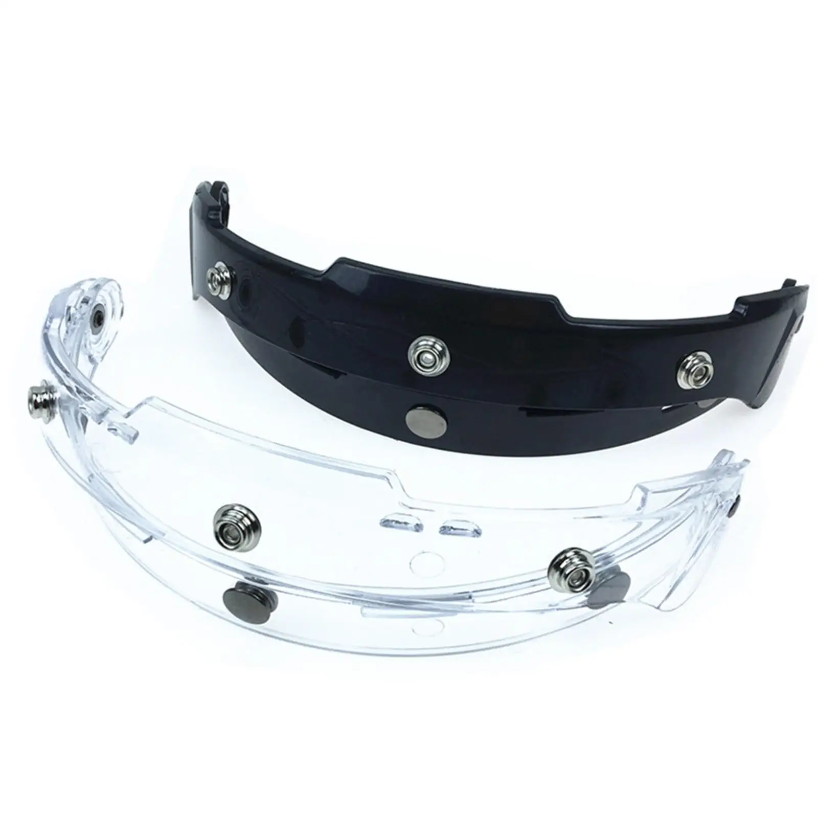 Protective Gear Helmet Flip Up Base Adapter Plastic for Motorcycle Face Shield 3 Snap 3