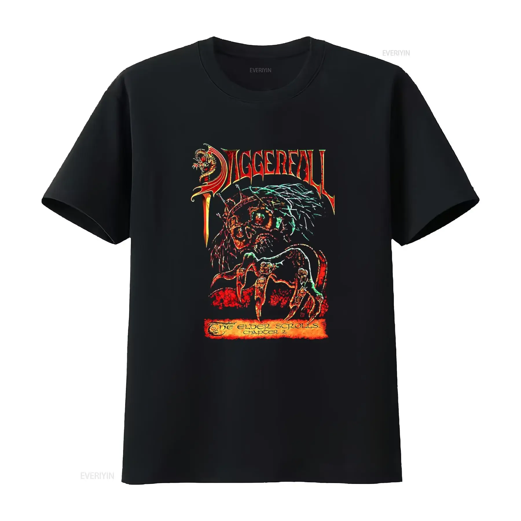 Elder Daggerfall The Scrolls II T Shirt Perfect For With Many Options vintage Washed Soft fashion homme graphic Breathable