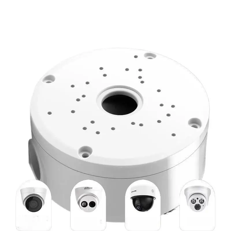 CCTV Security Camera Junction Box Waterproof Plastic Universal Mount Bracket Compatible with Most Brand Dome Bullet Cameras