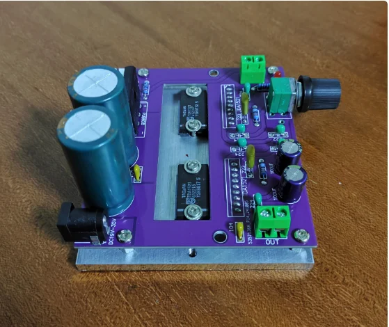 TDA1521 two-channel stereo BTL amplifier board