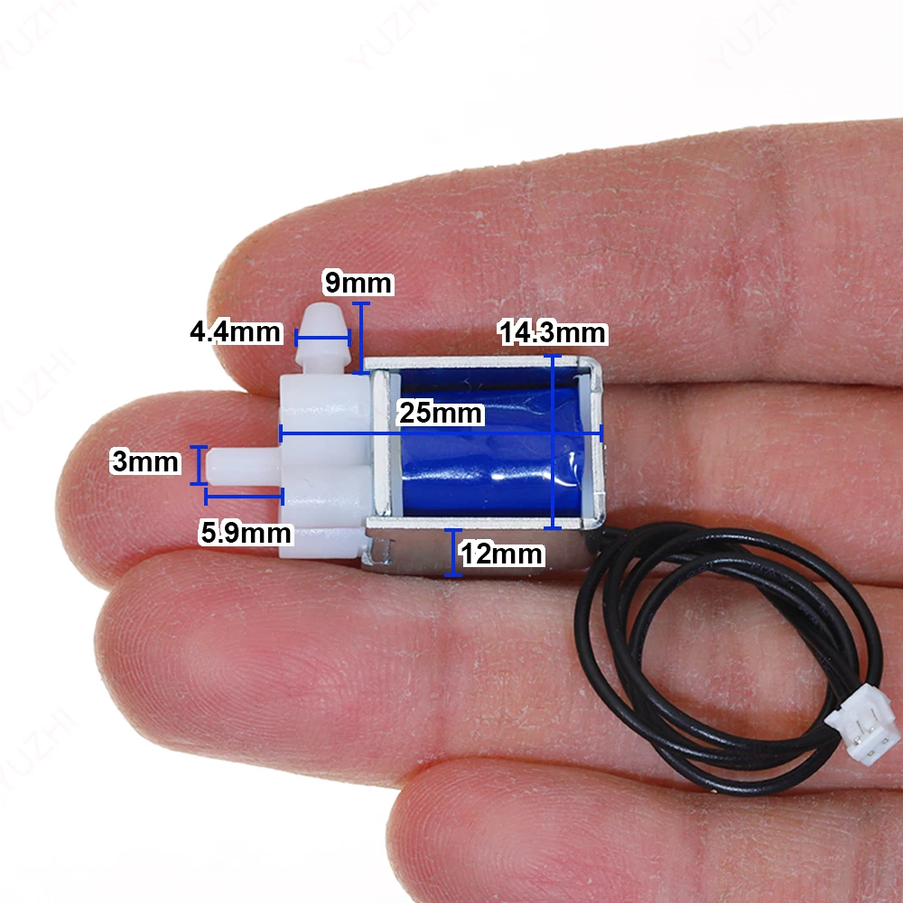 Normally Closed Air Valve 2-position 2-way Solenoid Valve DC 5V 6V Blood Pressure Monitor Beauty Device Electric Control Valve