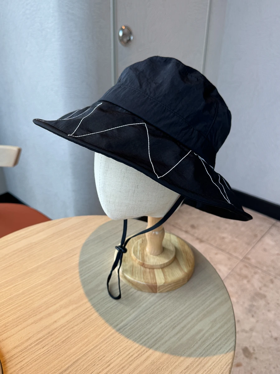 

Summer sunshade big eaves cycling mountaineering sunscreen basin hat female travel simple fisherman hat male