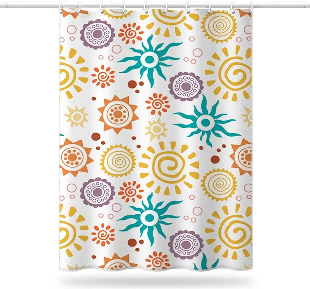 

1 шт., занавеска для душа в ванной, водонепроницаемая полиэстеровая занавеска для туалета, ресторана, кухни, ванной комнаты, занавеска-перегородка