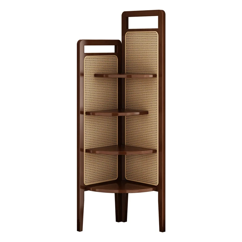 

Multi-layer shelves, corner storage racks, simple green plant pots