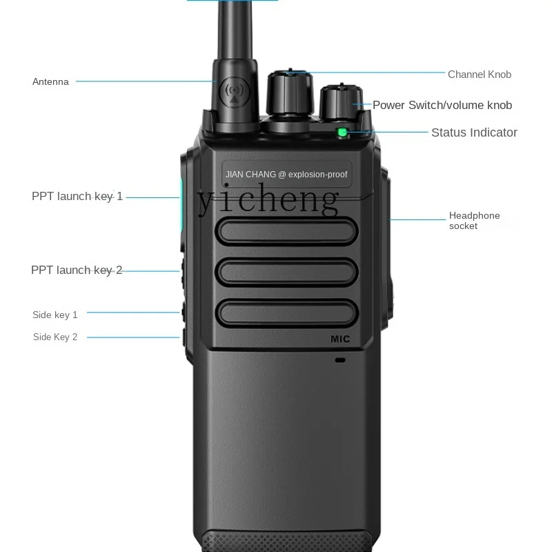 

ZF Explosion-Proof Walkie-Talkie Chemical Pharmaceutical Factory Gas Station Oil Field Coal Mine Handheld Waterproof