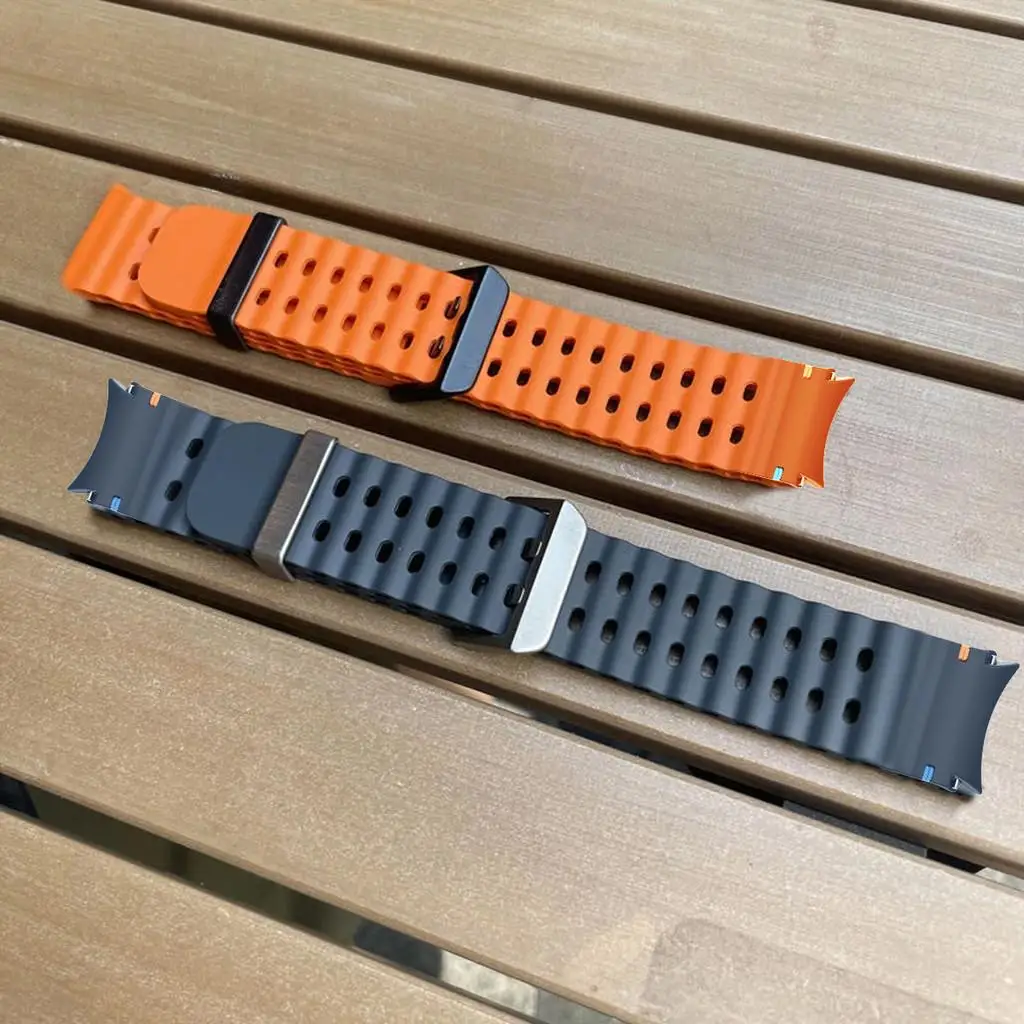 2-in-1 Case+Strap for Samsung Galaxy Watch 7 40mm 44mm Appearance Upgrade Ultra 47mm for Galaxy 7 Sports Silicone Bracelet image 4