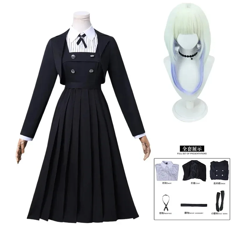 Anime Rock es la modestia de una señora Shiraya Tamaki disfraz de Cosplay japonés JK uniforme escolar negro falda mujer lindo Campus Suita;3,v