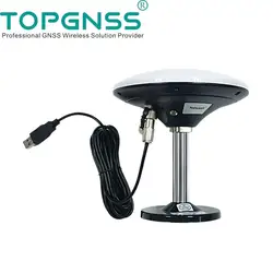 TOP100 Bluetooth USB receiver RTK Differential RTCM NMEA0183RTK USB GPS High precision GNSS GPS BDS GLONASS GALILEO TOPGNSS