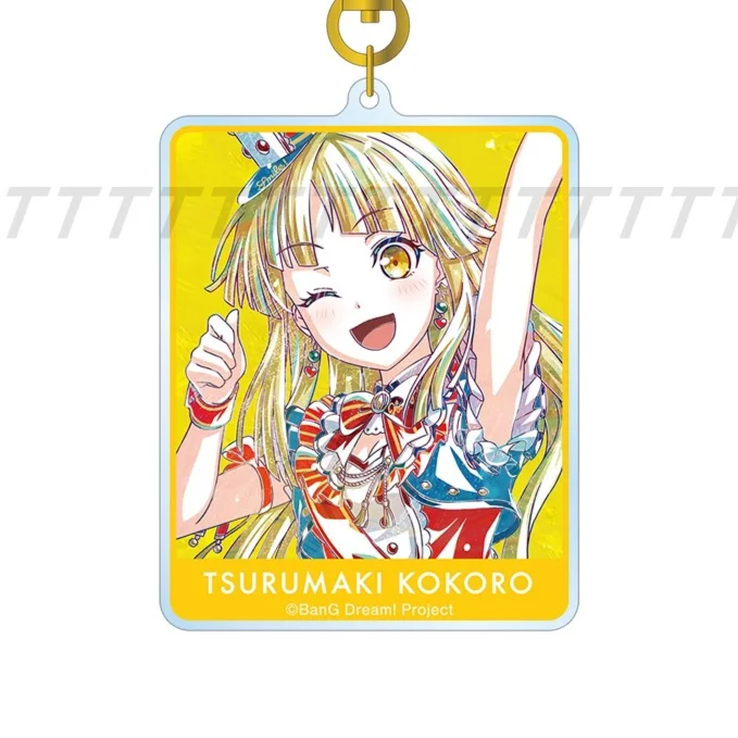 Game Tsurumaki Kokoro Kitazawa Hagumi Kurata Mashiro Hiromachi Nanami Keychain Doll Anime Acrylic Keyring Pendant for Gift