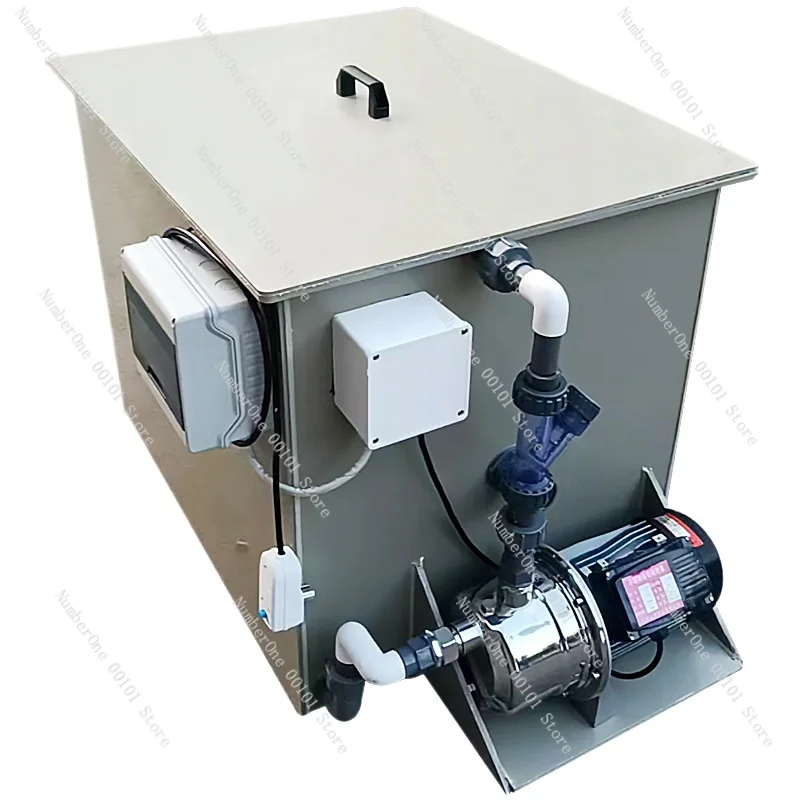 Fish pond filter fish stool separation rotary drum microfilter automatic backwash system equipment