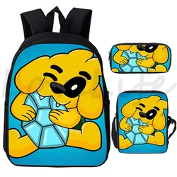 Children Mikecrack Backpack Students Boys Girls School Bags Compadretes Bagpack 3Pcs/set Cartoon Bookbag Travel Knapsack Mochila