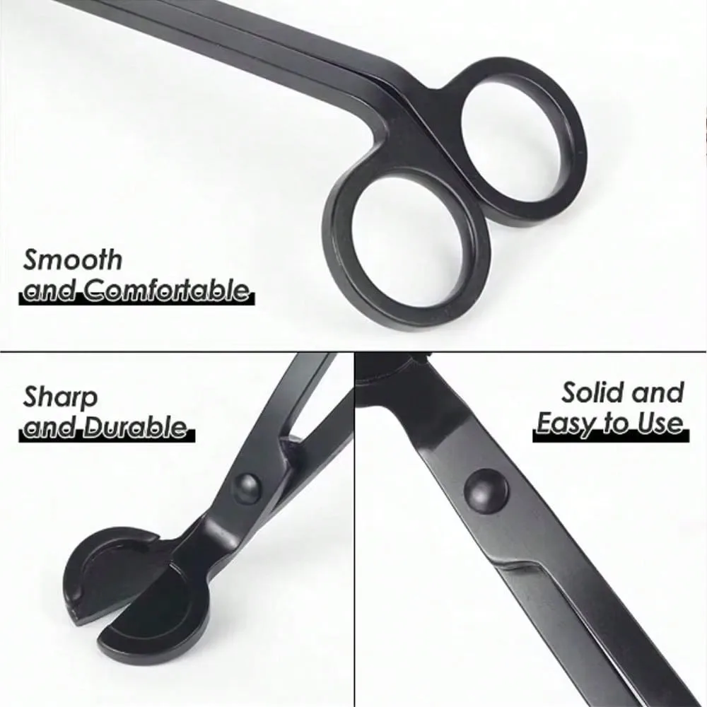 Edelstahl-Kerzendochtschere Duftkerzendochtschere Mehrfarbig Multifunktionales DIY-Kerzenpflege-Zubehör – Detail 2