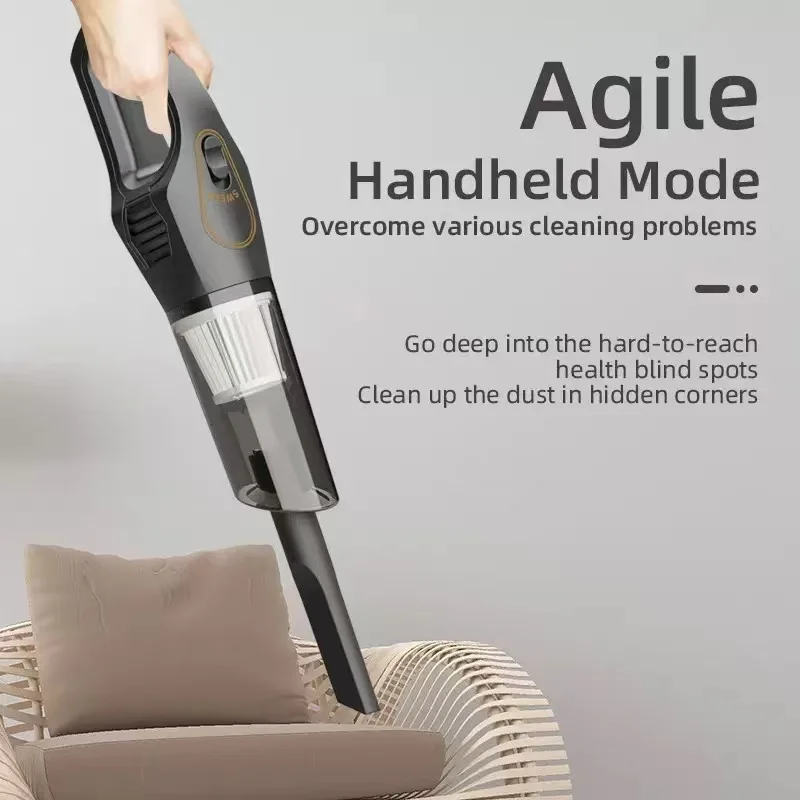 2025 New Handheld Vacuum Cleaner Multi-Function Integrated Machine Home Car Portable Wireless High Suction Gift