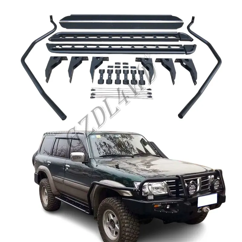 

GZDL4WD 4X4 модифицированные комплекты боковых подножек автомобиля для Land Cruiser LC200, соединительные бамперы и подножки, комплект боковых подножек для автомобильной двери