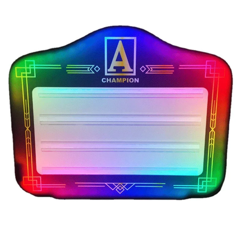 

LED illuminated hand sign Symphony alphabet billboard