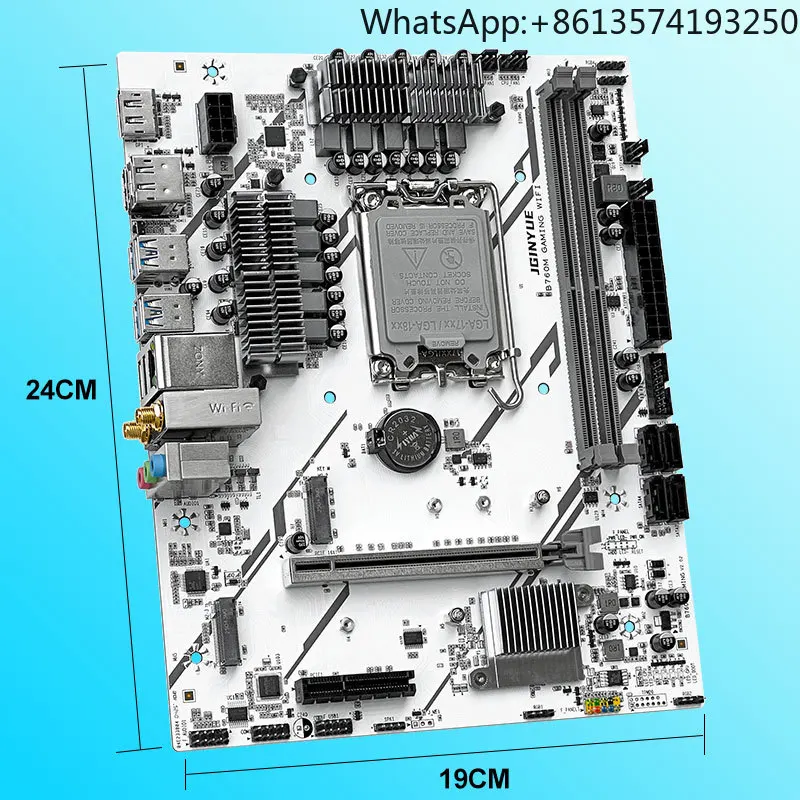 

JGINYUE B760M GAMING WIFI New Desktop Motherboard LGA 1700 Socket M- ATX 64GB Maximum RAM Capacity for Gaming Desktop