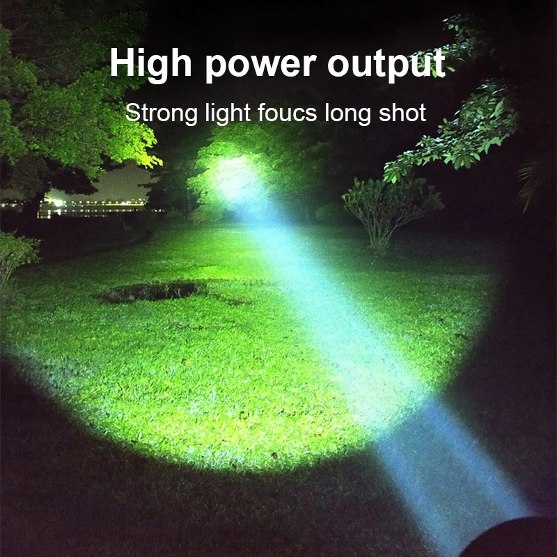 2025 Newly Upgraded Diving Flashlight, Equipped with Powerful Professional Underwater Light Rechargeable IP8 Waterproof Light