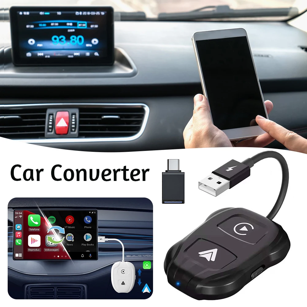 Portable Cordless Car AIBOX Converter Multi-Purpose Dongle Adapter For Auto Car Truck