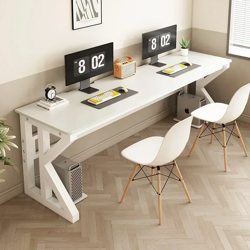 

Executive Computer Desks Metal Luxury Black Reception Gaming Desk Accessories Standing Mesa Escritorio
