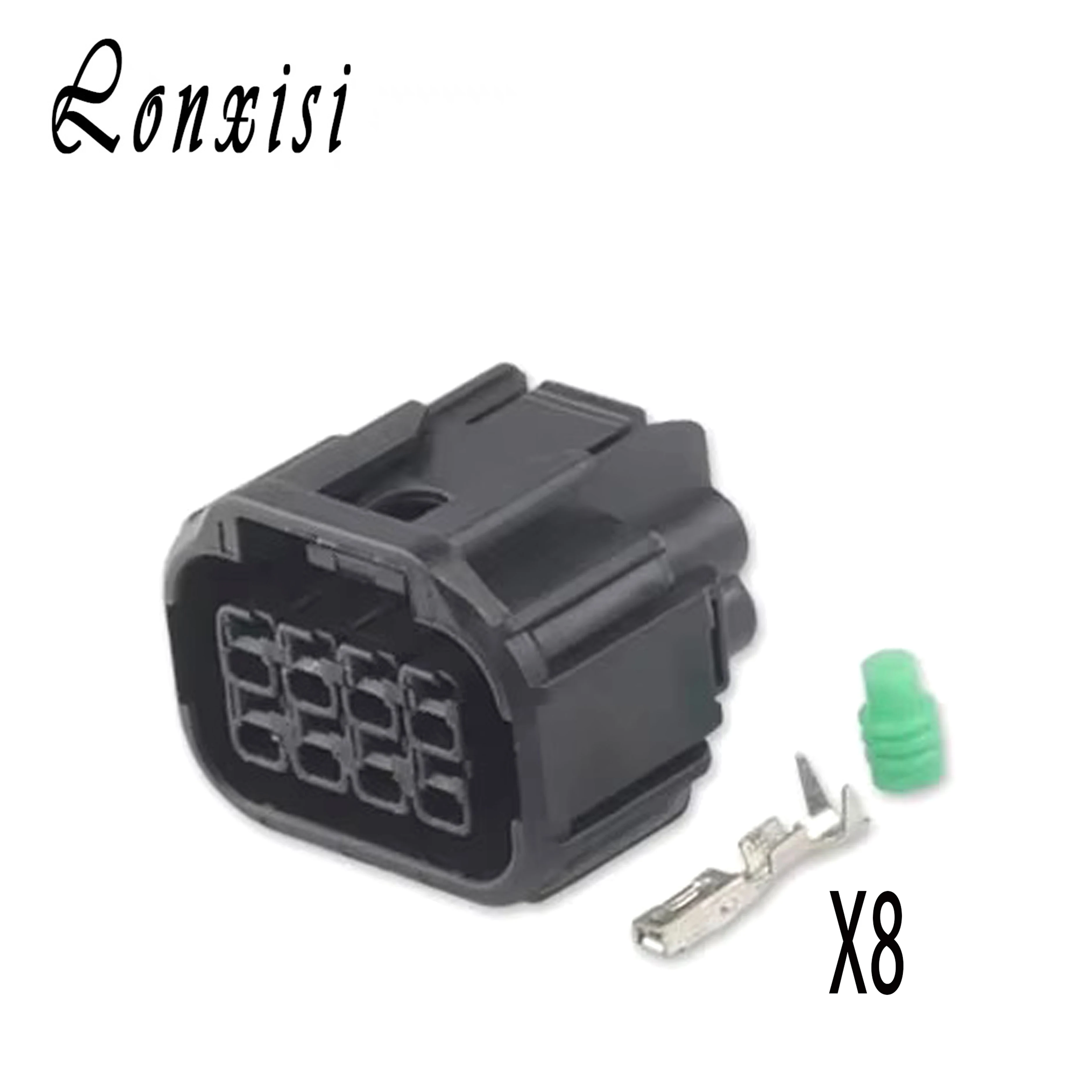 

1/5/10/20 Sets 8 Pin Waterproof Smartlock LED Headlight Speaker Plug Engine Harness Male Female Connector 6189-7423 6181-6850