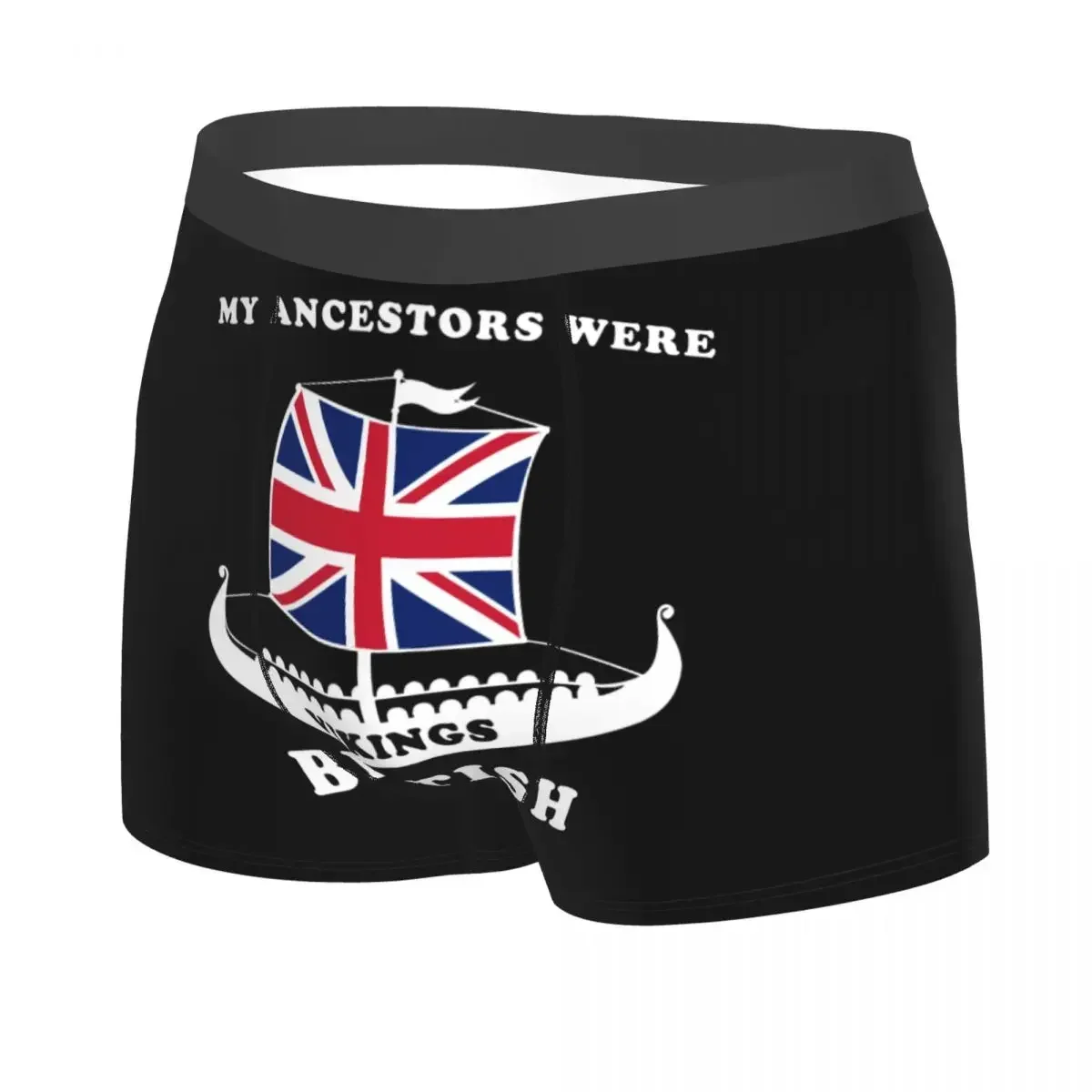 My Ancestors Were Vikings British Boxers Shorts Panties Male Underpants Comfortable UK Union Jack England Flag Briefs Underwear