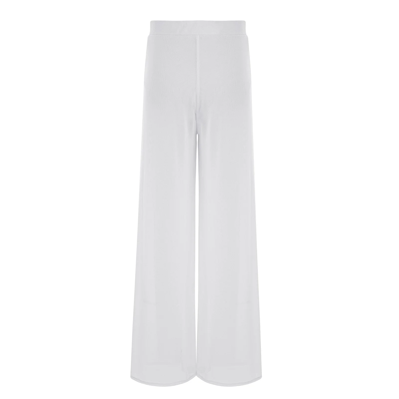 سراويل الرقص الغنائي الحديثة للأطفال البنات بحزام خصر مطاطي واسع الساق مع سراويل داخلية مدمجة لمنافسة الأداء