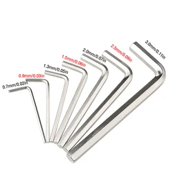 14pcs/2 set 0.9mm-4mm Mini Hexagon Hex Allen Key Set Micro Hex Wrench Screwdriver Tool Kits 0.7/0.9/1.3/1.5/2.0/2.5/3.0mm