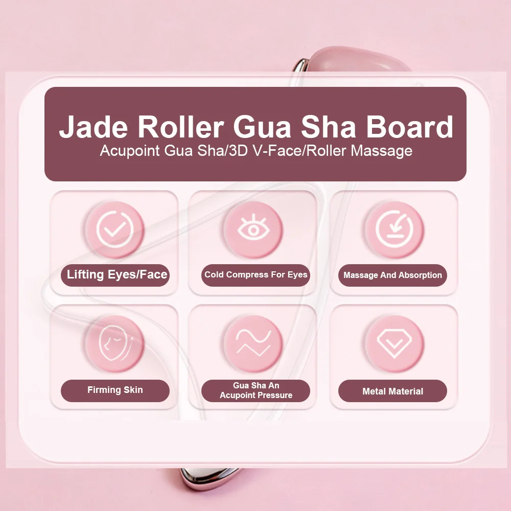 Natürliche Jade Gesicht Massage Roller Schaben Auge Körper Hals Massage Akupunkturpunkt Hautpflege Spa Gesicht Heben Anti-Falten schönheit gerät