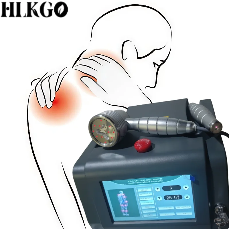 Medical iLIB Laser Therapy Machine 808nm, Dual Wavelength Extracorporeal Device for Pain Relief & Cell Regeneration, Home Care