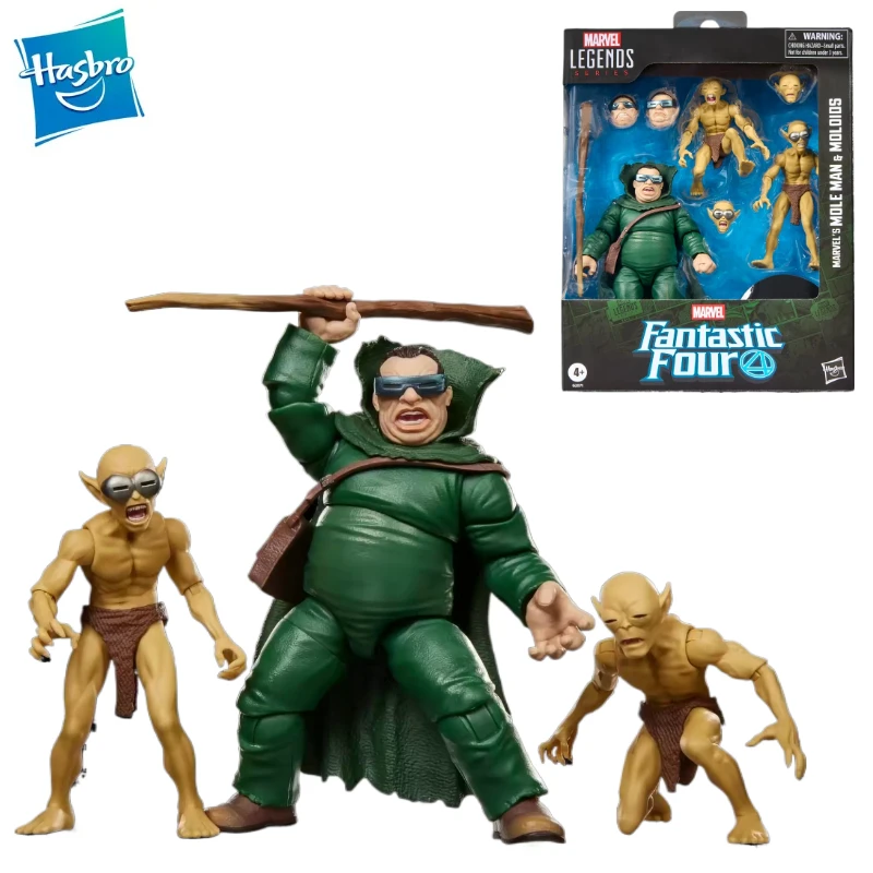 New Original Hasbro Marvel Legends Series Fantastic Four MARVEL'S MOLE MAN / MOLOIDS Action Figure Model
