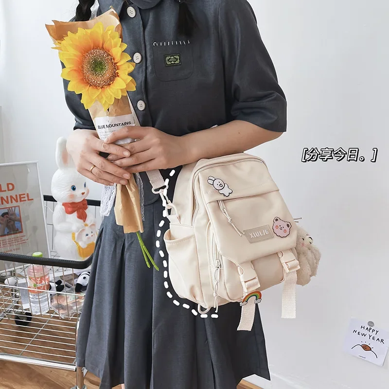 

Cute Casual Backpac Student cartoon anti-theft single shoulder Crossbody bag, cross-border Fresh Girl Backpack 산리오