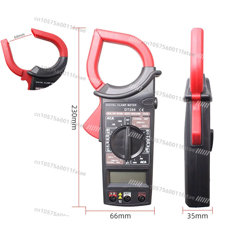 

Digital Multimeter, Clamp Ammeter DT266