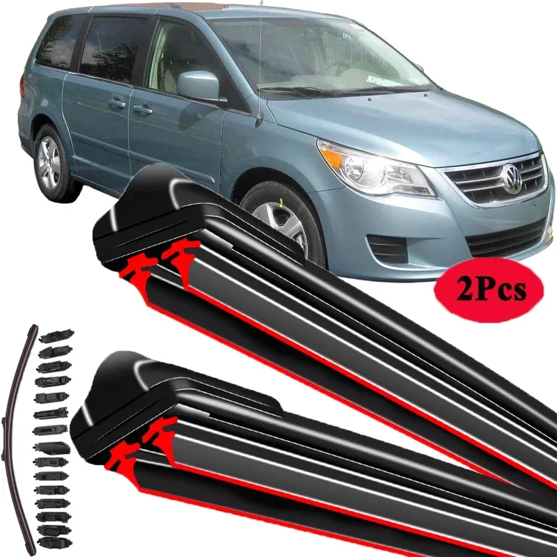 For VW ROUTAN 7B 2008-2014 Car Windshield Wiper Blade Front Windscreen Brushes Washer Accessories Window Cleaning Replacement