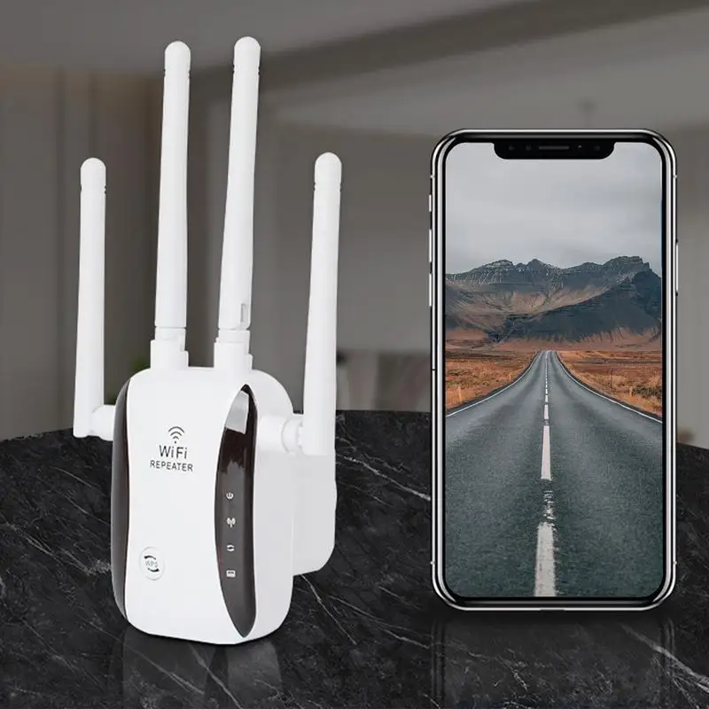 Amplificador de Extensor WiFi de Alta Velocidade, Repetidor de Internet Sem Fio, Banda Dupla, 5G, Smartphones, Tablets