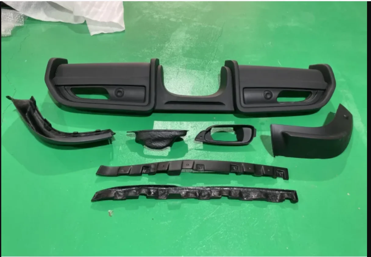 For Mini Cooper S F56 Jcw Rear Bumper Diffuser Spoiler Wing Lip Frp Unpainted