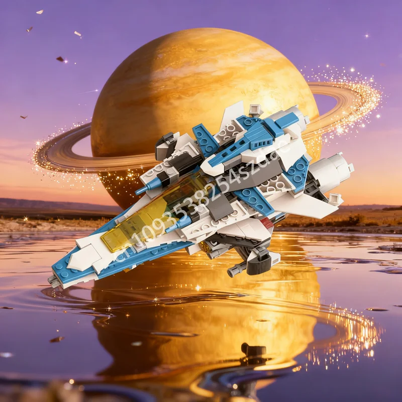 

363pcs MOC ZN Lancer XL Alt Build Spaceed Model Building Blocks Construction Assemble DIY Christmas Gift Education Toys Brick