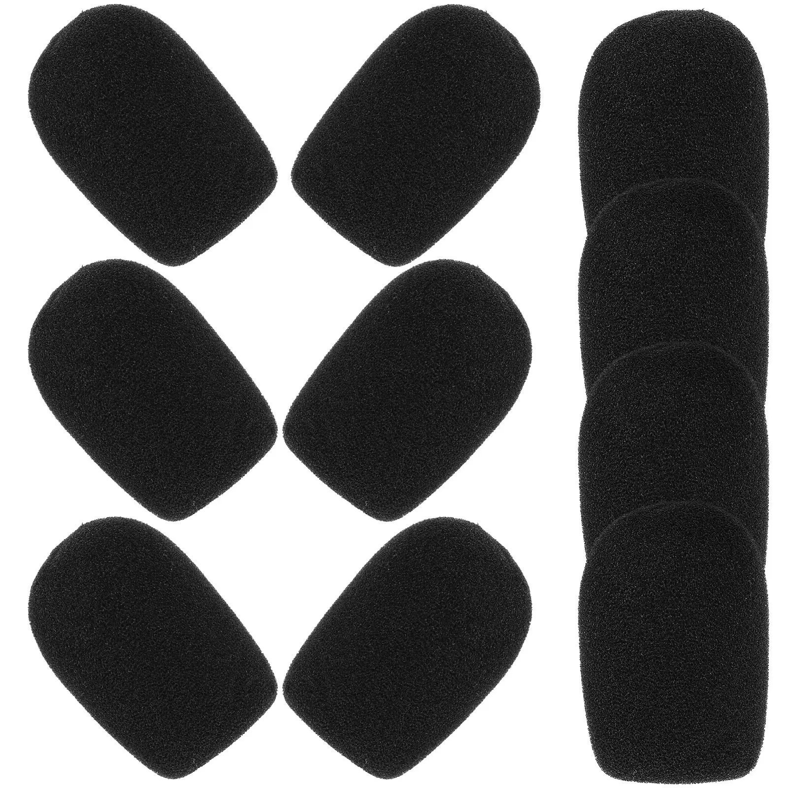 

10pcs Microphone Cover 55x38x16mm Noise Reduction Windscreen Handheld Standard Handheld Microphone Cover Stage Mic Accessories