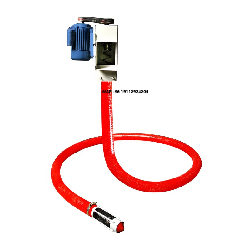 Flexible Hose Screw Conveyor Pipe Auger Screw Elevating Conveyor