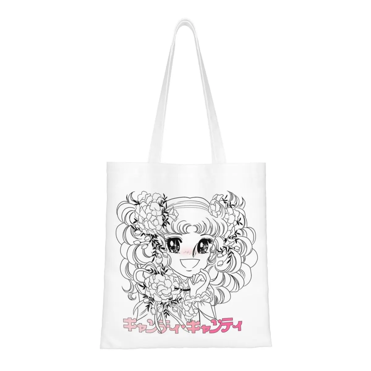 

Unisex CANDY CANDY Anime Tote Bags Canvas Shopping Bag for Shopping Handbags